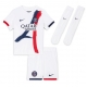Billige Fotballdrakt Paris Saint-Germain Desire Doue #14 Replika Bortedraktsett Barn 2025-26 Kortermet (med bukser)